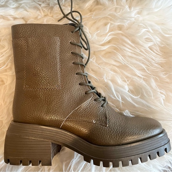 Franco Sarto Jetson Lace-up combat boots*NEW - Picture 4 of 6